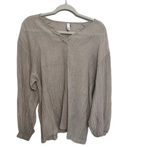 Glam- Women’s‎ Pleated long sleeve top